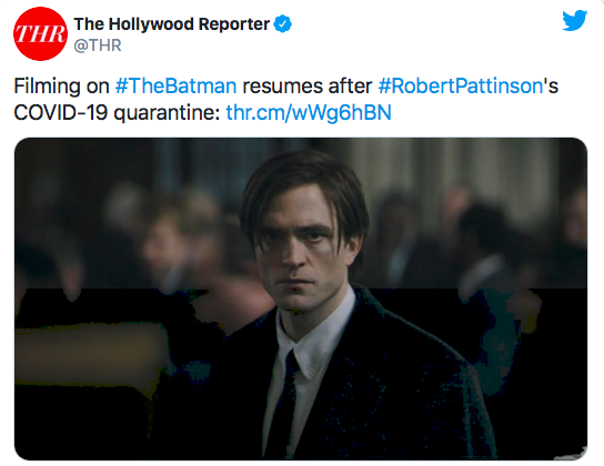 ロバート・パティンソンが新型コロナから回復！バットマン撮影再再開