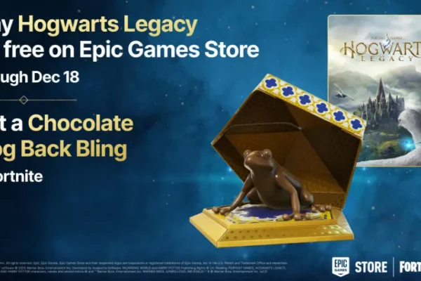 HOGWARTS LEGACY software © 2023 Warner Bros. Entertainment Inc. Developed by Avalanche Software. WIZARDING WORLD and HARRY POTTER Publishing Rights © J.K. Rowling. PORTKEY GAMES, HOGWARTS LEGACY, WIZARDING WORLD AND HARRY POTTER characters, names and related indicia © and ™ Warner Bros. Entertainment Inc. WARNER BROS. GAMES LOGO, WB SHIELD: ™ & © Warner Bros. Entertainment Inc. (s23)