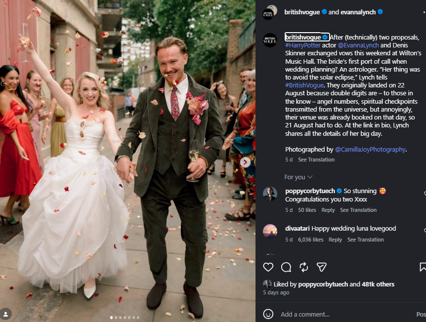 Instagram Evanna Lynch Official