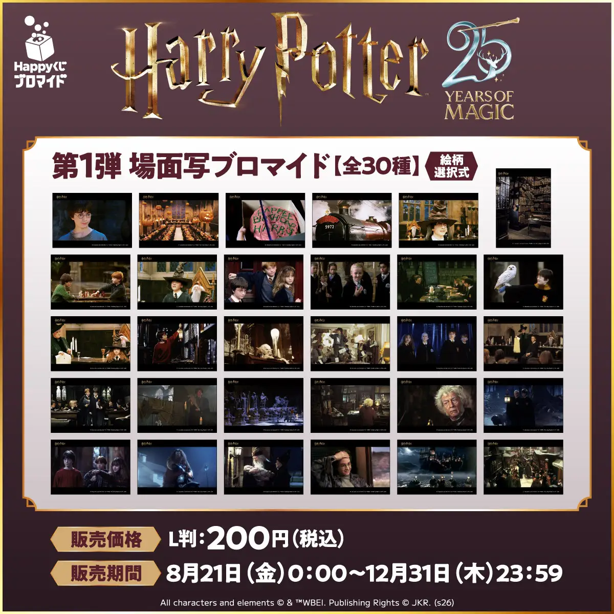 All characters and elements © & ™ Warner Bros. Entertainment Inc. Publishing Rights © JKR. (s26)